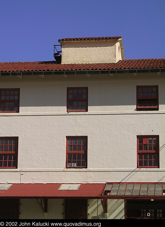 Photographs of the docks and warehouses at Fort Mason, San Francisco.