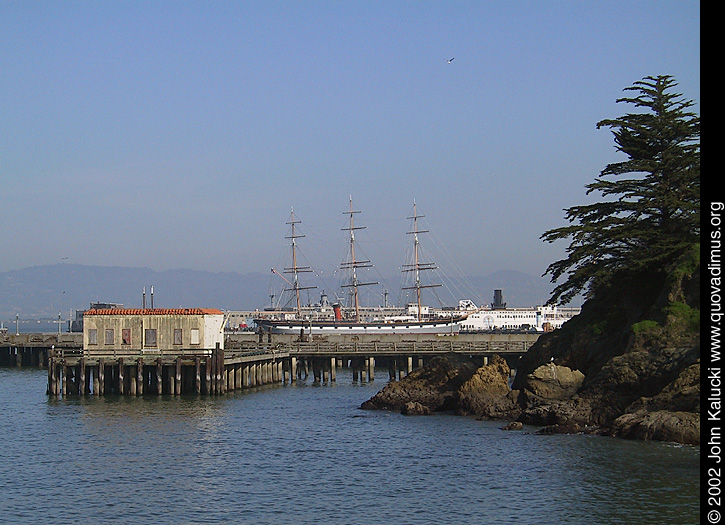 Photographs of the view from Fort Mason, San Francisco.