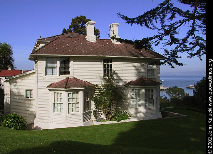 Photographs of housing, barracks, and administration buildings at Fort Mason, San Francisco.