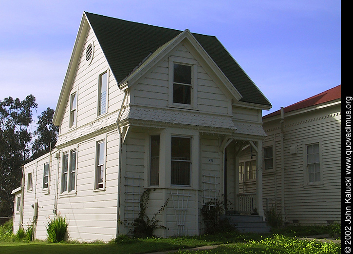 Photographs of housing, barracks, and administration buildings at Fort Mason, San Francisco.