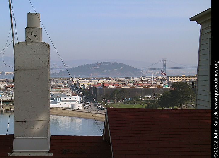 Photographs of the view from Fort Mason, San Francisco.