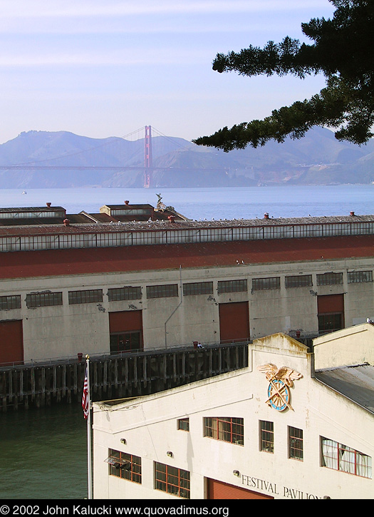 Photographs of the view from Fort Mason, San Francisco.