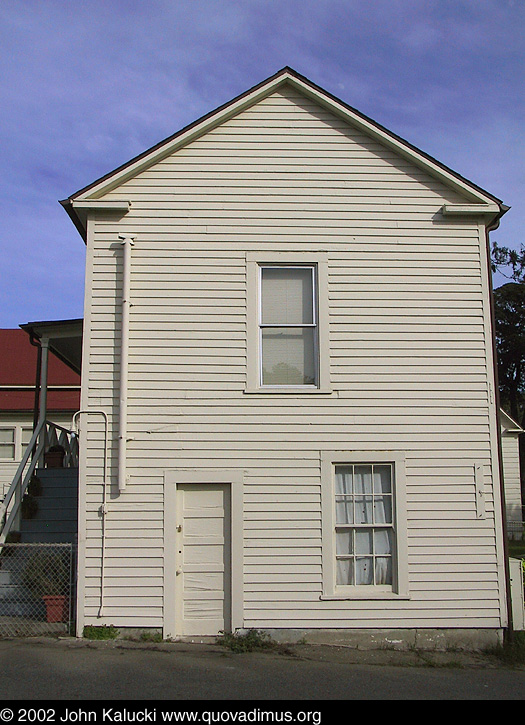 Photographs of housing, barracks, and administration buildings at Fort Mason, San Francisco.