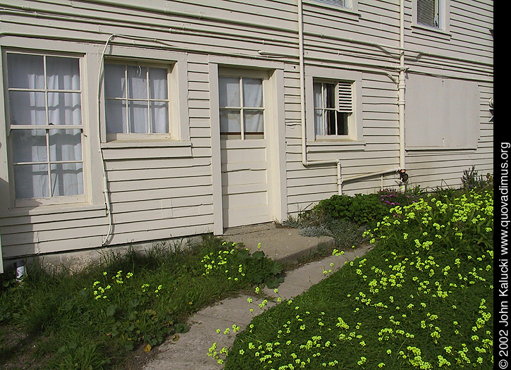 Photographs of housing, barracks, and administration buildings at Fort Mason, San Francisco.