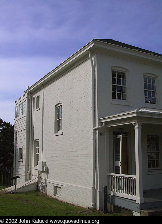 Photographs of housing, barracks, and administration buildings at Fort Mason, San Francisco.