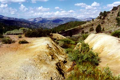 Photographs of some of the abandoned mine works near Monitor Pass, Alpine County, California.