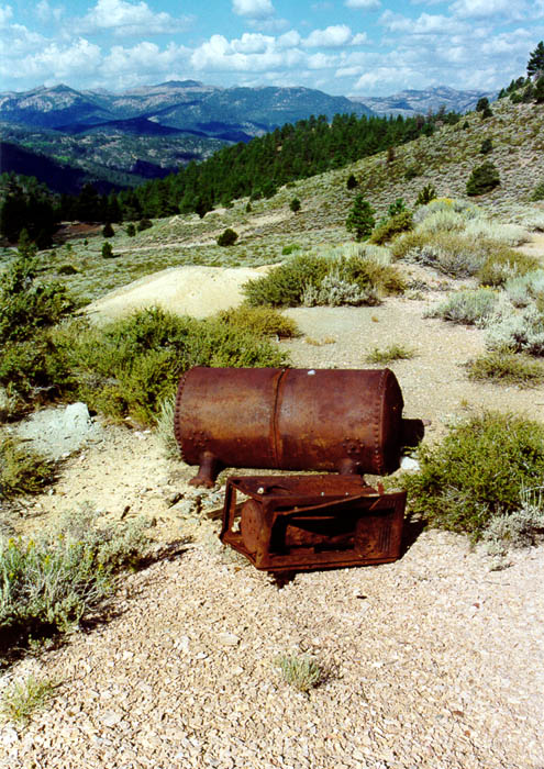 Photographs of some of the abandoned mine works near Monitor Pass, Alpine County, California.