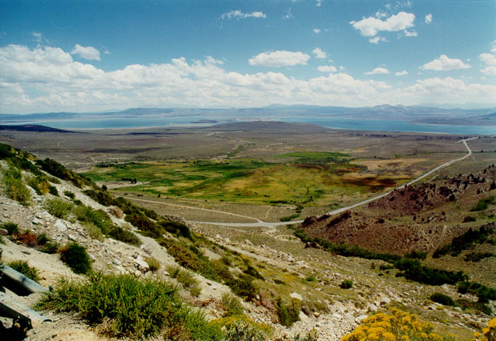 Photographs of the Tufa towers at Mono Lake, California.