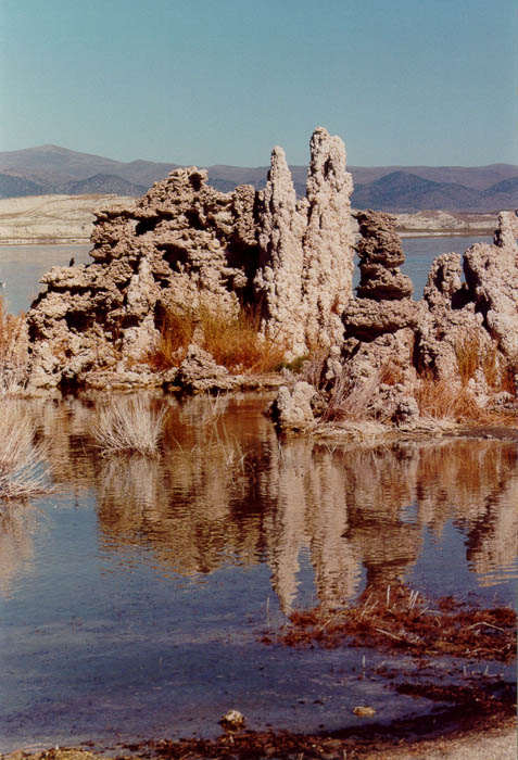 Photographs of the Tufa towers at Mono Lake, California.