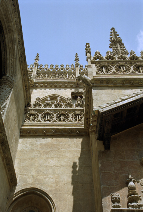 The dusty old cathedral in Granada, Spain.