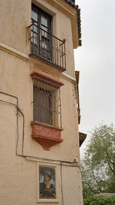 Architectural ironwork in Spain.