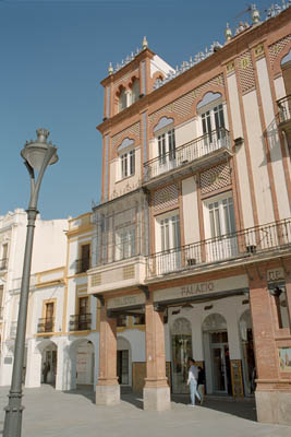 Architectural ironwork in Spain.