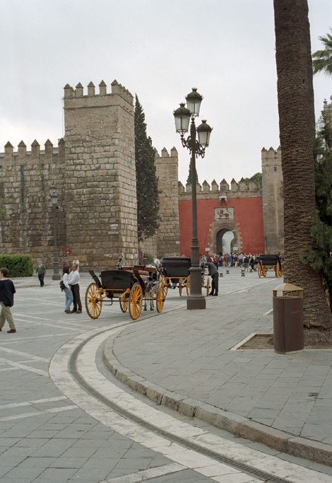 The Alcazar, the royal palace in Sevilla, Spain.