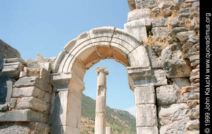 Photographs of the Roman ruins at Ephesus, Turkey.