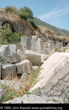 Photographs of the Roman ruins at Ephesus, Turkey.