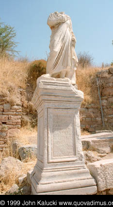 Photographs of the Roman ruins at Ephesus, Turkey.