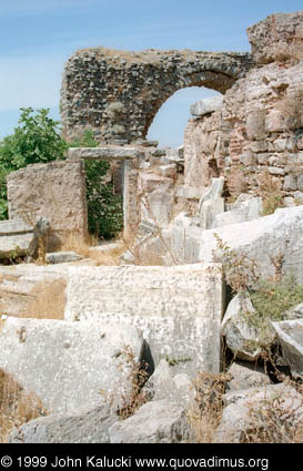 Photographs of the Roman ruins at Ephesus, Turkey.