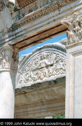 Photographs of the Roman ruins at Ephesus, Turkey.