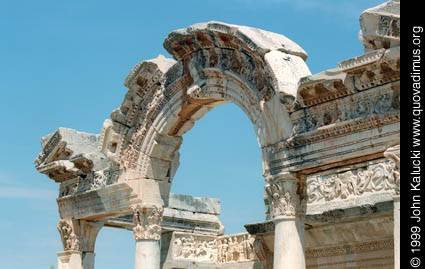Photographs of the Roman ruins at Ephesus, Turkey.