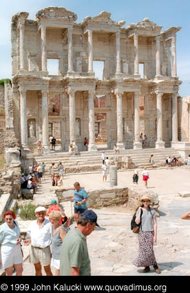 Photographs of the Roman ruins at Ephesus, Turkey.