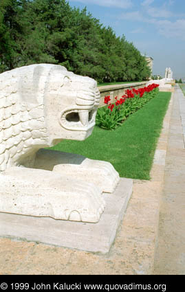 Photographs of Ankara and Ataturk's Tomb.