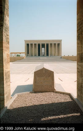 Photographs of Ankara and Ataturk's Tomb.