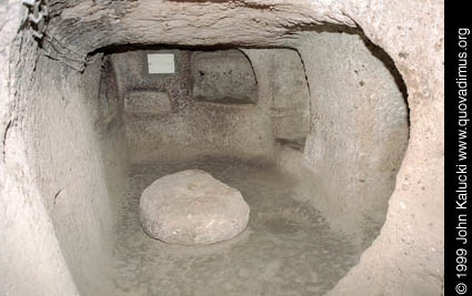 Photographs of Cappadocia, including cave dwellings, cave cities, the village of Cavusin, and the Derrent Valley.