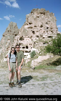 Photographs of John and Anne in Turkey.