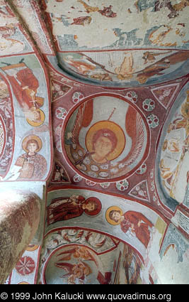 Photographs of the early churches and frescos at the Goreme Open Air Museum, Cappadocia, Turkey.