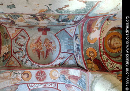 Photographs of the early churches and frescos at the Goreme Open Air Museum, Cappadocia, Turkey.