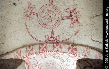 Photographs of the early churches and frescos at the Goreme Open Air Museum, Cappadocia, Turkey.