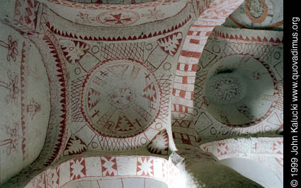 Photographs of the early churches and frescos at the Goreme Open Air Museum, Cappadocia, Turkey.