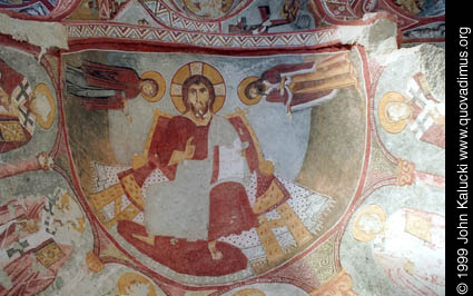 Photographs of the early churches and frescos at the Goreme Open Air Museum, Cappadocia, Turkey.