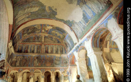 Photographs of the early churches and frescos at the Goreme Open Air Museum, Cappadocia, Turkey.