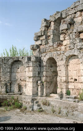 Photographs of the Roman ruins at Perge, Turkey.