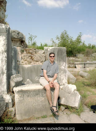 Photographs of John and Anne in Turkey.