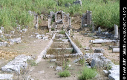 Photographs of the Roman ruins at Perge, Turkey.