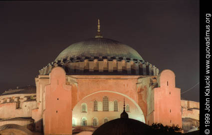 Photographs of the Aya Sophia in Istanbul Turkey.