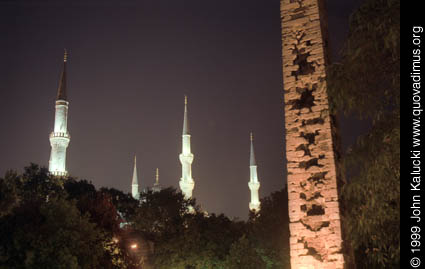 Photographs of the monuments of Istanbul, Turkey.