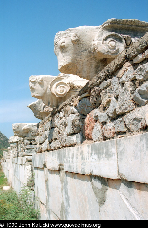 Photographs of the Roman ruins at Ephesus, Turkey.