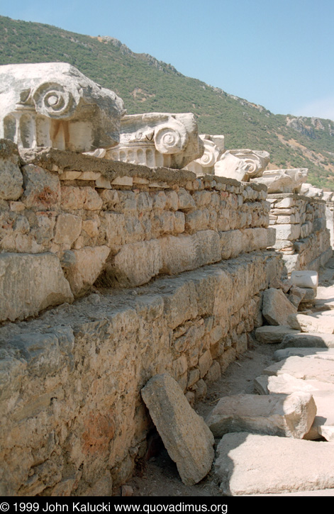 Photographs of the Roman ruins at Ephesus, Turkey.