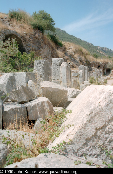 Photographs of the Roman ruins at Ephesus, Turkey.