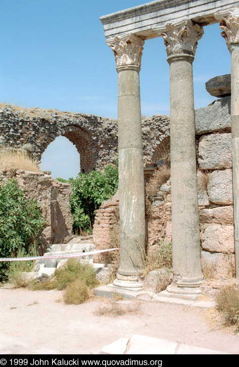 Photographs of the Roman ruins at Ephesus, Turkey.