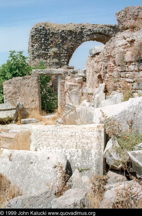 Photographs of the Roman ruins at Ephesus, Turkey.