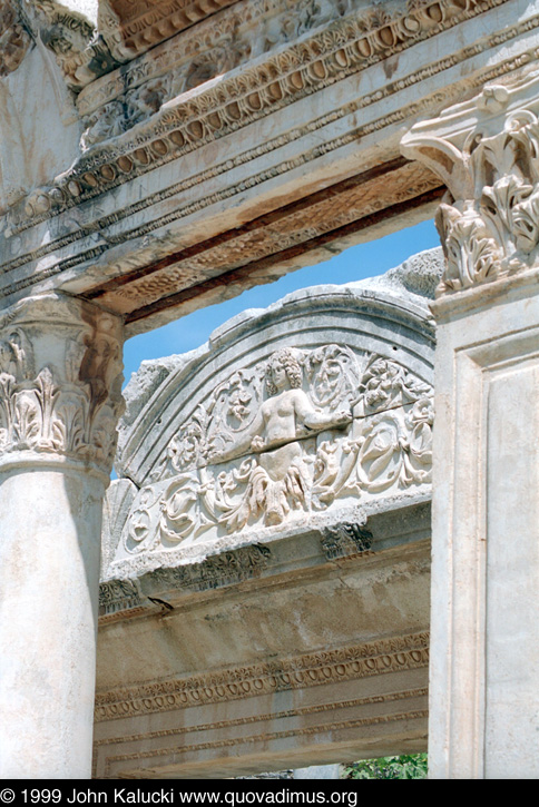 Photographs of the Roman ruins at Ephesus, Turkey.