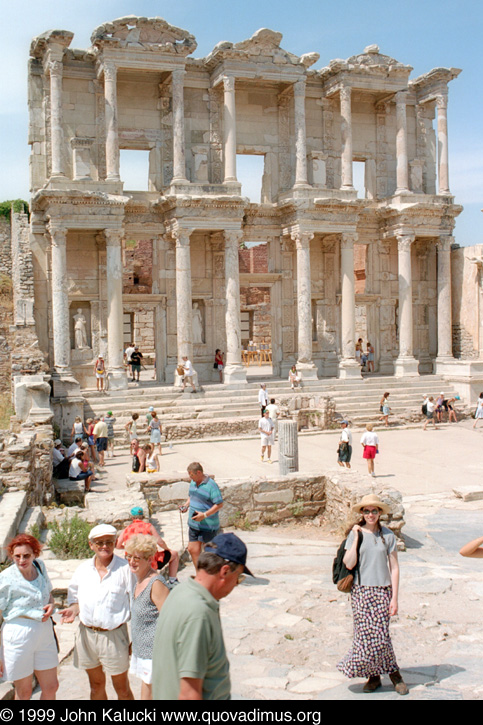 Photographs of the Roman ruins at Ephesus, Turkey.