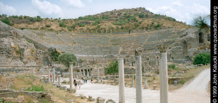 Photographs of the Roman ruins at Ephesus, Turkey.