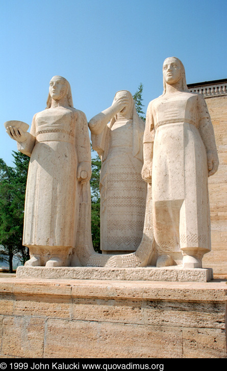 Photographs of Ankara and Ataturk's Tomb.