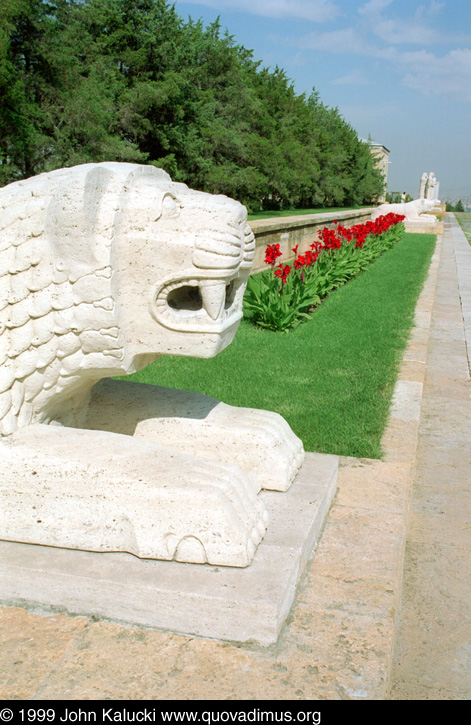 Photographs of Ankara and Ataturk's Tomb.