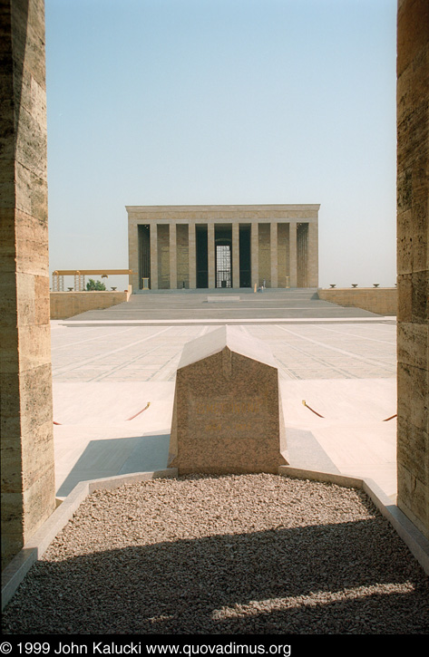 Photographs of Ankara and Ataturk's Tomb.